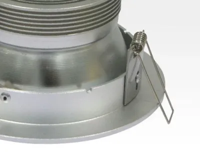 12W LED Einbau Downlight silber rund Warm Weiß / 2500-3300K 900lm 230VAC 120Grad — Bild 2