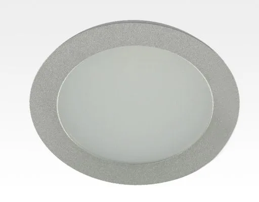 20W LED Einbau Downlight silber rund Warm Weiß / 2500-3300K 1600lm 230VAC 120Grad