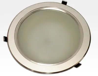 20W LED Einbau Downlight Aluminium gebürstet rund Warm Weiss / 2500-3300K 1600lm 230VAC 120Grad — Bild 3