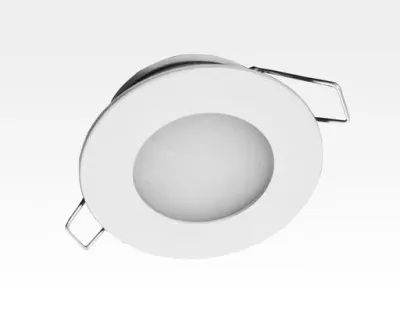 2W LED Einbau Downlight weiß rund Neutral Weiß 1,5m Kabel / 4000-4500K 180lm 24VDC IP65 120Grad