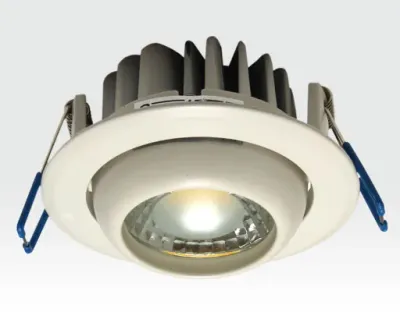 3W LED Einbau Downlight weiß rund Warm Weiß / 2700-3200K 180lm 230VAC IP44 120Grad -Ausstellungsstück mit kleinen Schönheitsfehlern