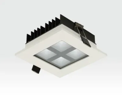 4W LED Einbau Downlight weiß quadratisch Warm Weiß / 2700-3200K 260lm 230VAC IP40 120Grad — Bild 2