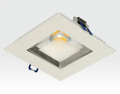ABVERKAUF 5W LED Einbau Downlight weiß quadratisch Warm Weiß / 2700-3200K 325lm 230VAC IP40 120Grad — Bild 2