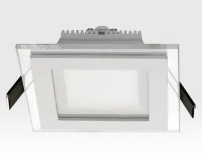 6W LED Einbau Downlight weiß quadratisch Warm Weiß / 2700-3200K 390lm 230VAC IP40 120Grad — Bild 1