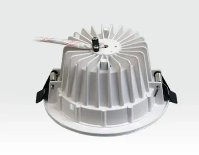 10W LED Einbau Downlight weiß rund Warm Weiß / 2700-3200K 540lm 230VAC IP44 120Grad — Bild 3