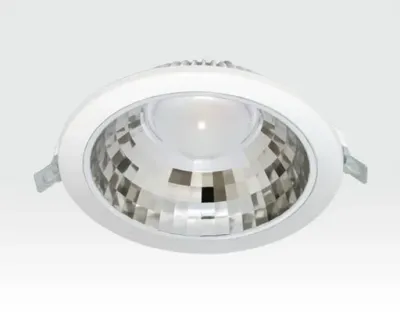 9W LED Einbau Downlight weiß rund Warm Weiß / 2700-3200K 585lm 230VAC IP40 120Grad — Bild 1