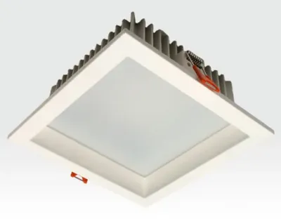 18W LED Einbau Downlight weiß quadratisch Warm Weiß / 2700-3200K 720lm 230VAC IP44 120Grad — Bild 3