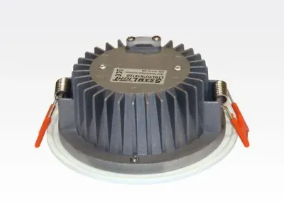 6W LED Einbau Downlight weiß rund dimmbar Warm Weiß / 2700-3200K 420lm 230VAC IP40 120Grad — Bild 2