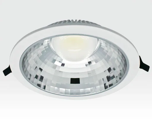 15W LED Einbau Downlight weiß rund Warm Weiß / 2700-3200K 975lm 230VAC IP40 120Grad