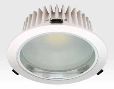20W LED Einbau Downlight weiß rund Warm Weiß / 2700-3200K 1200lm 230VAC IP44 120Grad — Bild 1