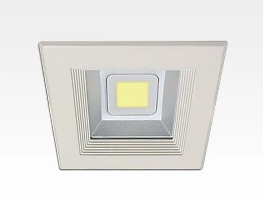 20W LED Einbau Downlight weiß quadratisch Warm Weiß / 2700-3200K 1200lm 230VAC IP44 120Grad