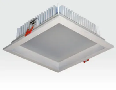 24W LED Einbau Downlight weiß quadratisch Warm Weiß / 2700-3200K 2160lm 230VAC IP44 120Grad — Bild 2
