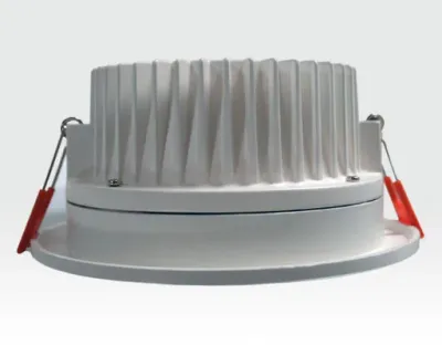 15W LED Einbau Downlight weiß rund Warm Weiß / 2700-3200K 1350lm 230VAC IP44 120Grad -Ausstellungsstück mit kleinen Schönheitsfehlern — Bild 4