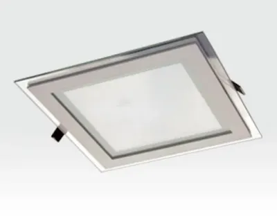 16W LED Einbau Downlight weiß quadratisch Warm Weiß / 2700-3200K 1040lm 230VAC IP40 120Grad -Ausstellungsstück mit kleinen Schönheitsfehler — Bild 2