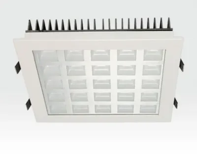 25W LED Einbau Downlight weiß quadratisch Warm Weiß / 2700-3200K 1625lm 230VAC IP40 120Grad — Bild 1