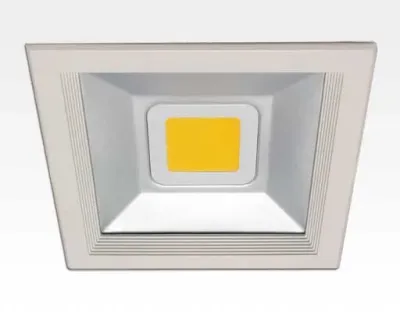 30W LED Einbau Downlight weiß quadratisch Warm Weiß / 2700-3200K 1960lm 230VAC IP40 120Grad — Bild 1