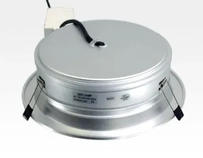 26W LED Einbau Downlight silber rund  Warm Weiss / 2700-3200K 1690lm 230VAC IP40 120Grad — Bild 3