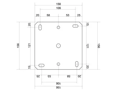 400W LED 4fach Strahler Neutral Weiss 120Grad  / 4000-4500K IP44 230VAC 985x292x115 — Bild 9