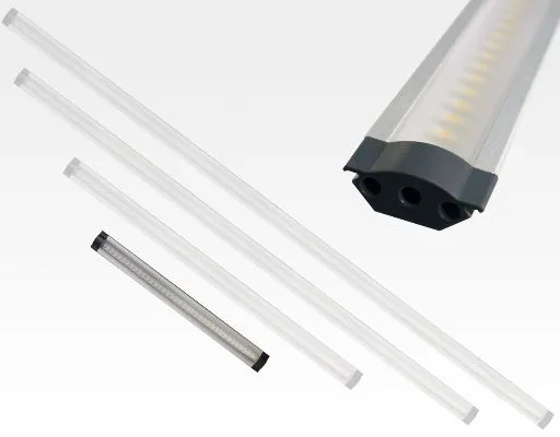 3W LED Lichtleiste 30cm 195lm Warm Weiß / 12VDC 100Grad