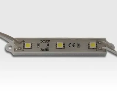 57,6W LED Kette mit 80 Modulen Tageslicht Weiss 115Grad / 5500-6500K 12VDC 48lm/Modul IP65