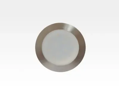 2,5W LED Möbelleuchte silber 160lm Neutral Weiß 120Grad / 12VDC Aufbau D70 / Einbau LM66 — Bild 4