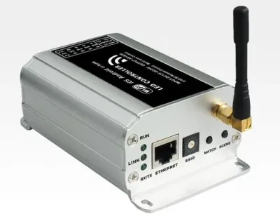 LED RGB Steuermodul WiFi kompatibel Android/iOS 12 Zonen / für 12-24VDC dimmen und RGB Abläufe - LTECH WiFi-104