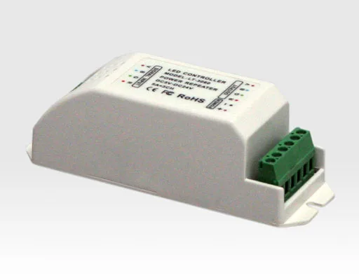 3 Kanal Signalwiederholer für Einfarben Lichtbänder / 12-24VDC LEDs, max. 5A x 3CH gem.Anode
