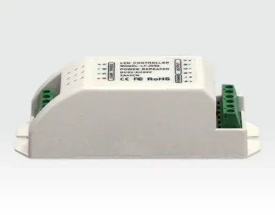 3 Kanal Signalwiederholer für Einfarben Lichtbänder / 12-24VDC LEDs, max. 5A x 3CH gem.Anode — Bild 2