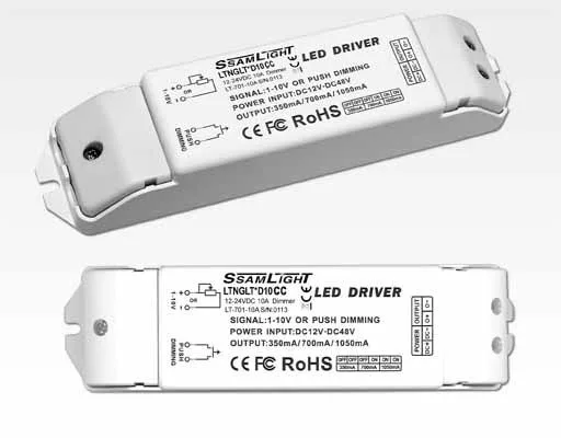 LED Steuermodul zum dimmen mit 0/1-10V oder Universal Taster / für CC-Driver 12-48VDC max. 1050mA