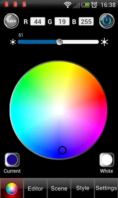 LED RGB Modul zum steuern mit SmartPhone/Tablet, Android/iOS / für 12-24VDC max. 3x3A mit Easy Stecker — Bild 2
