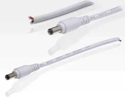 Anschlusskabel DC Stecker 2-polig für LTRLOS IP20 / 15cm male und 1 offenes Ende