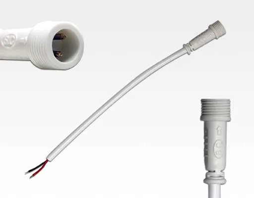 Anschlusskabel IP67 Easy Stecker 2-polig / 15cm male und 1 offenes Ende