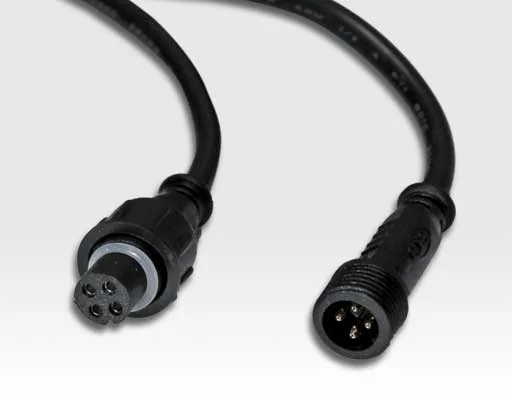 RGB-Anschlusskabel IP67 4-polig für LTSPSC-RGB Serie / Länge 3m mit 5 Easy Stecker