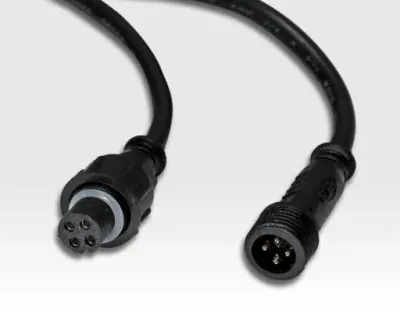 2m Anschlusskabel IP67 Easy Stecker RGB 4-polig / female to male für LTSPSC/RLSC-Serie — Bild 2