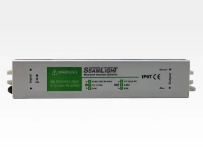 Netzteil IP67 für LTRL 24VDC 50W mit Easy Stecker 1,5m / 230VAC 1,5m 250x30x20mm