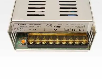 350W IP20 Netzteil 12VDC / 230VAC Output max. 29,2A — Bild 2