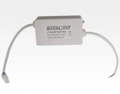 18W LED Paneel silber rund Neutral Weiss dimmbar / D225mm 230VAC -Ausstellungsstück mit kleinen Schönheitsfehler — Bild 2