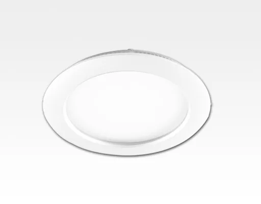 6W LED Paneel weiss rund Warm Weiss dimmbar / D120mm 230VAC -Ausstellungsstück mit kleinen Schönheitsfehlern