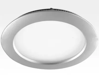 18W LED Paneel silber rund Warm Weiss dimmbar / D225mm 230VAC — Bild 1