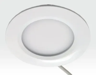 6W LED Paneel weiss rund Warm Weiss dimmbar 400lm 120Grad / ABVERKAUF 2700-3200K D110mm 230VAC -Ausstellungsstück mit kleinen Schönheitsfehlern