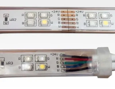 9,6W/m LED Lichtband RGBW Color mit Neutral Weiß Rolle mit 5m / 120LEDs/m IP67 24VDC Easy Stecker — Bild 3