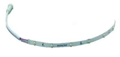 2,4W/m LED Lichtband Warm Weiß Rolle 5m mit Easy Stecker / 150lm/m 30LEDs/m 24VDC — Bild 3