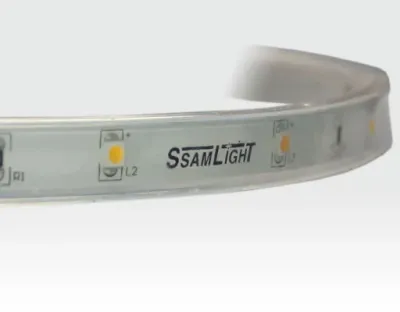 7,2W/m LED Lichtband Warm Weiß Rolle 5m mit Easy Stecker / 360lm/m 30LEDs/m IP67 24VDC — Bild 2