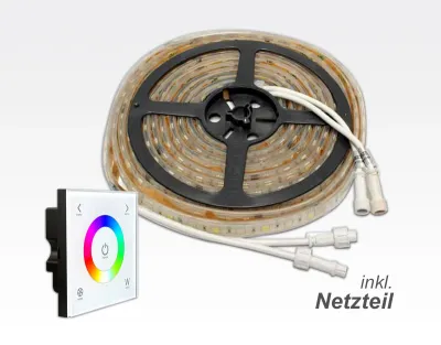 RGBN LED-Paket mit LTECH Steuerung / 5m 120W Netzteil zusätzliche weisse LED