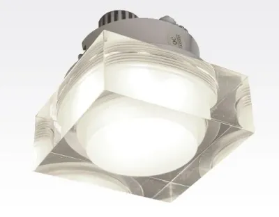 3W LED Einbau Downlight quadratisch dimmbar Neutral Weiß / 4000-4500K 300lm 230VAC IP44 110Grad