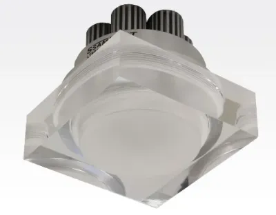 7W LED Einbau Downlight quadratisch dimmbar Neutral Weiß / 4000-4500K 700lm 230VAC IP44 110Grad — Bild 2