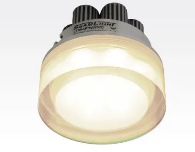 7W LED Einbau Downlight rund dimmbar Warm Weiß / 2700-3200K 630lm 230VAC IP44 110Grad