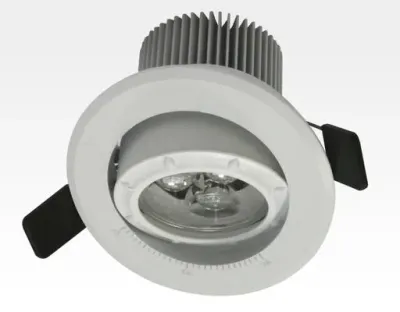7W LED Fokus Einbauspot weiß rund Neutral Weiß / 4000K 450lm 230VAC 12-38Grad — Bild 2