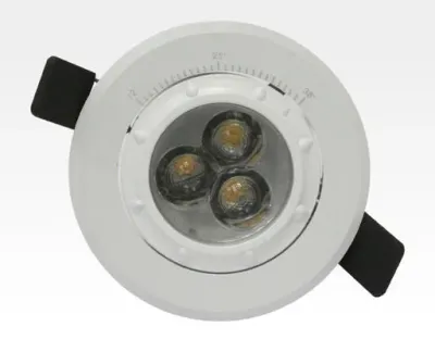 7W LED Fokus Einbauspot weiß rund Neutral Weiß / 4000K 450lm 230VAC 12-38Grad — Bild 4