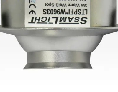 5W LED Fokus Einbauspot silber rund Neutral Weiß / 4000K 310lm 230VAC 16-39Grad -Ausstellungsstück mit kleinen Schönheitsfehler — Bild 4